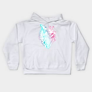 Dual Color No 2 Musical Heart Kids Hoodie